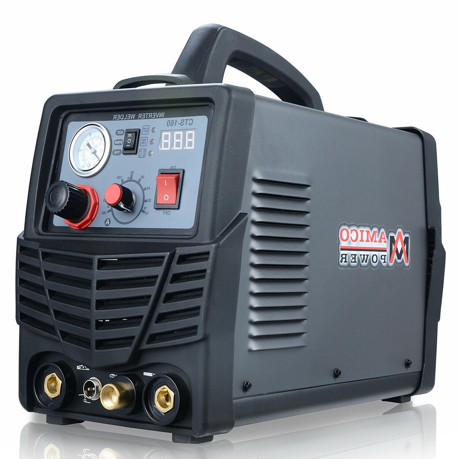 Amico CTS-160 30A Plasma Cutter, 160A TIG-Torch/Stick Arc