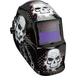 Auto Darkening Welding Helmet, Black/White, 600S, 9 to 13 Le
