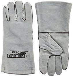 Lincoln Electric KH641 Leather Welding Gloves, One Size, Gre
