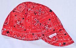 S Hats Pipe Fitter Reversible Red Bandana